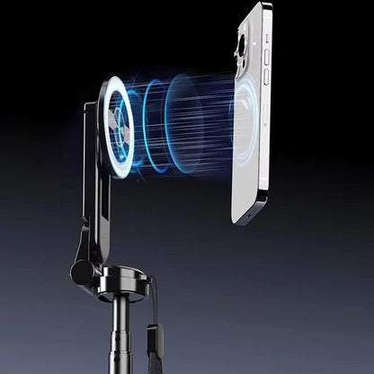 MagniSnap™ 4-in-1 Selfie Stick – Rotate, Snap, Shine