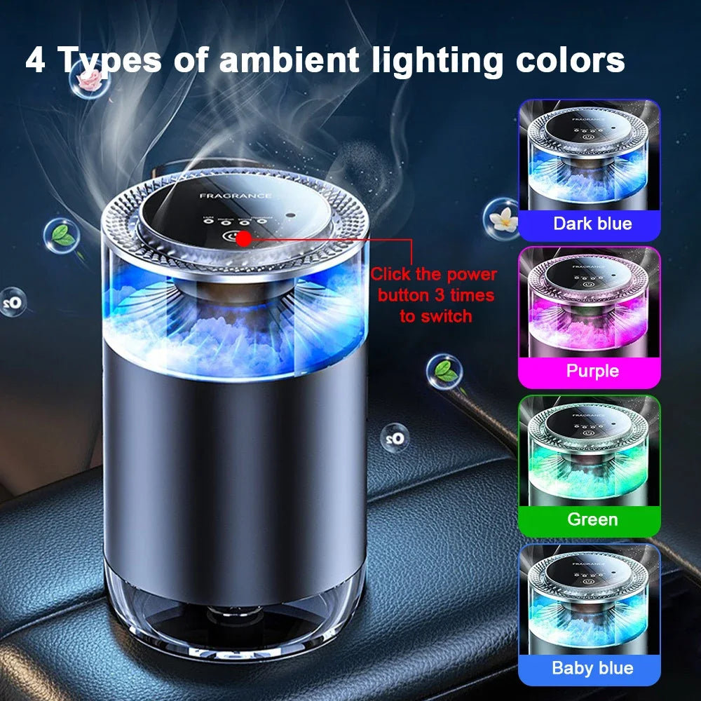 Cloud Mist Magic – Rechargeable Car Freshener with Smart Scents!