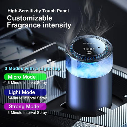 Cloud Mist Magic – Rechargeable Car Freshener with Smart Scents!