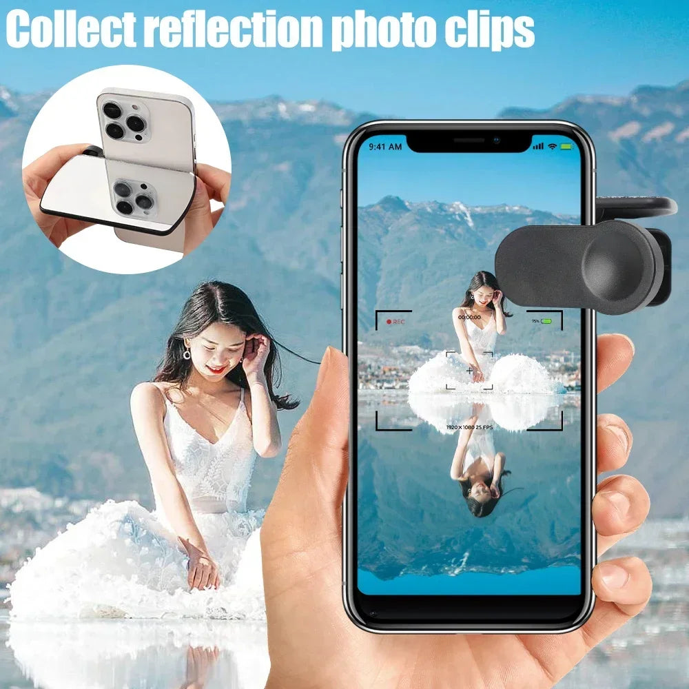 MirrorClip-Set: Sofortige Spiegelung für makellose Selfies