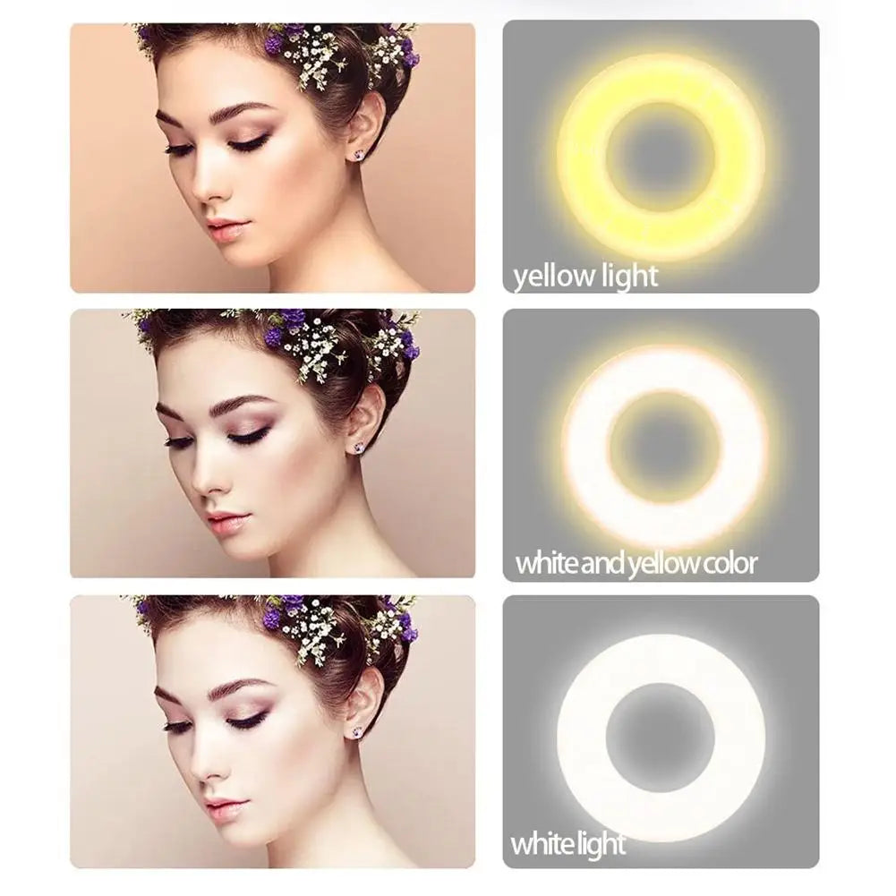 Glow & Snap: 3-in-1 Magnetic Selfie Light