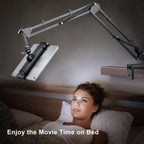 Hands-Free Bed Phone Mount – Adjustable Arm for Perfect Viewing!