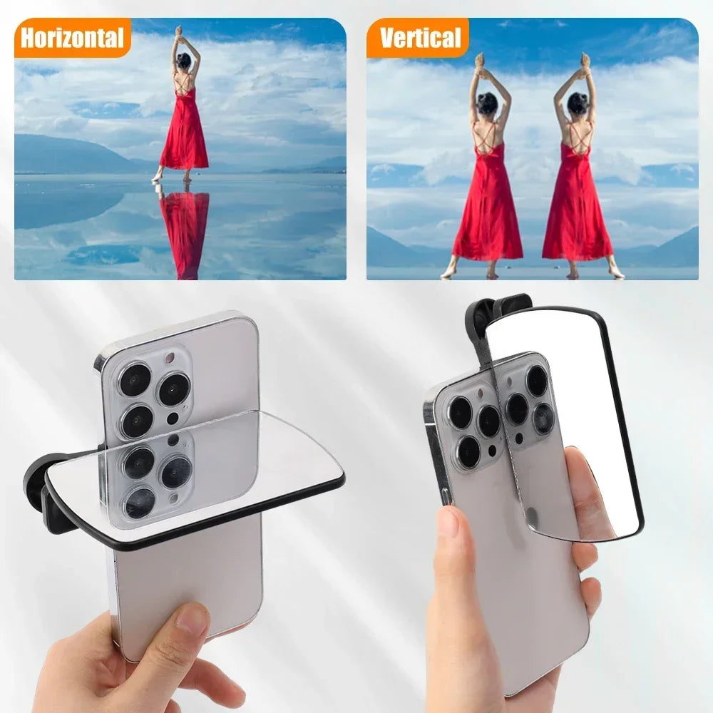 MirrorClip-Set: Sofortige Spiegelung für makellose Selfies