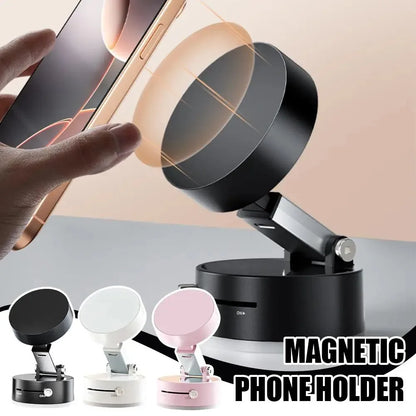 Stick & Fold: Portable Vacuum Magnetic Phone Holder
