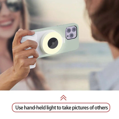 Glow & Snap: 3-in-1 Magnetic Selfie Light